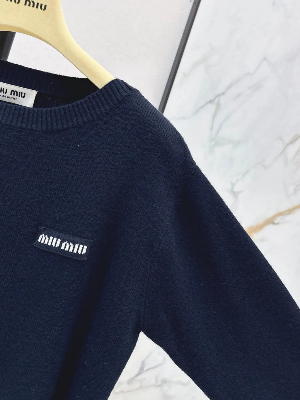 Classic Embroidered Knit Sweater