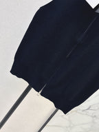 Mock Neck Zip Knit Vest
