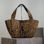 Modern Vintage Leopard Print Hobo Bag