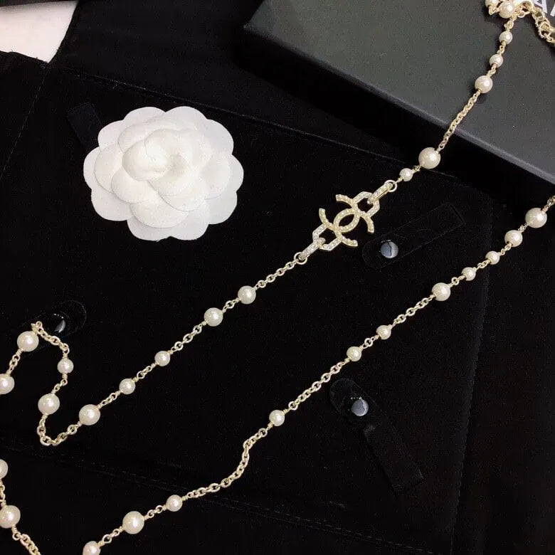 Opera-Length Pearl Strand Necklace