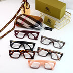 Checkered Frame Retro Glasses