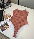 Vintage High-Cut One-Piece Swimsuit