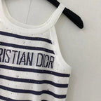 Rhinestone Stripe Detail Vest