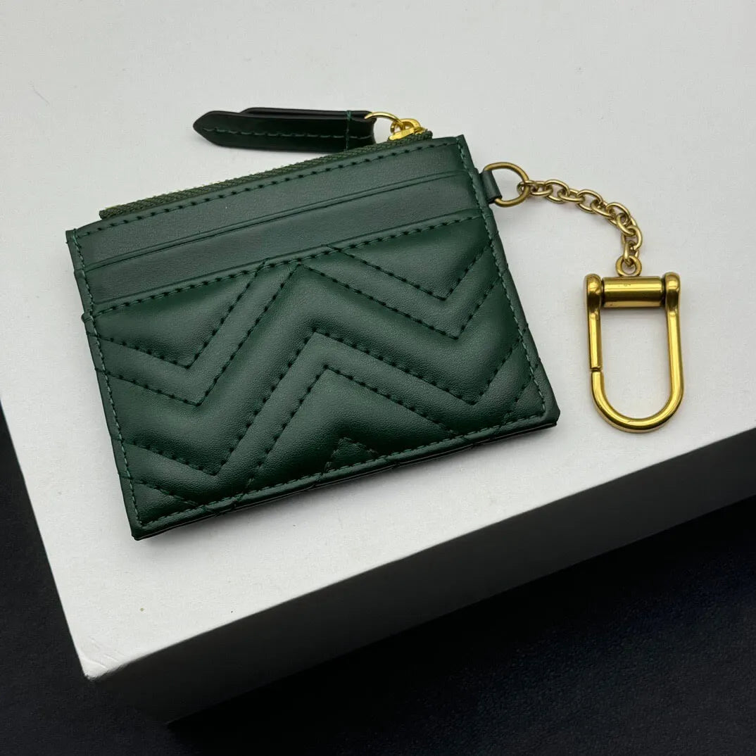 Quilted Portable Pouch Wallet