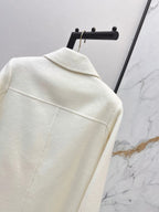 Peter Pan Collar Wool Short Jacket