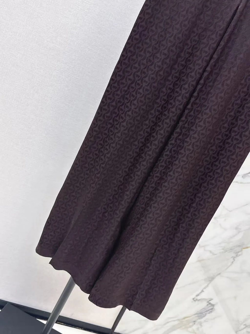 Retro Exclusive-Fabric Shirt and Palazzo Pants Set