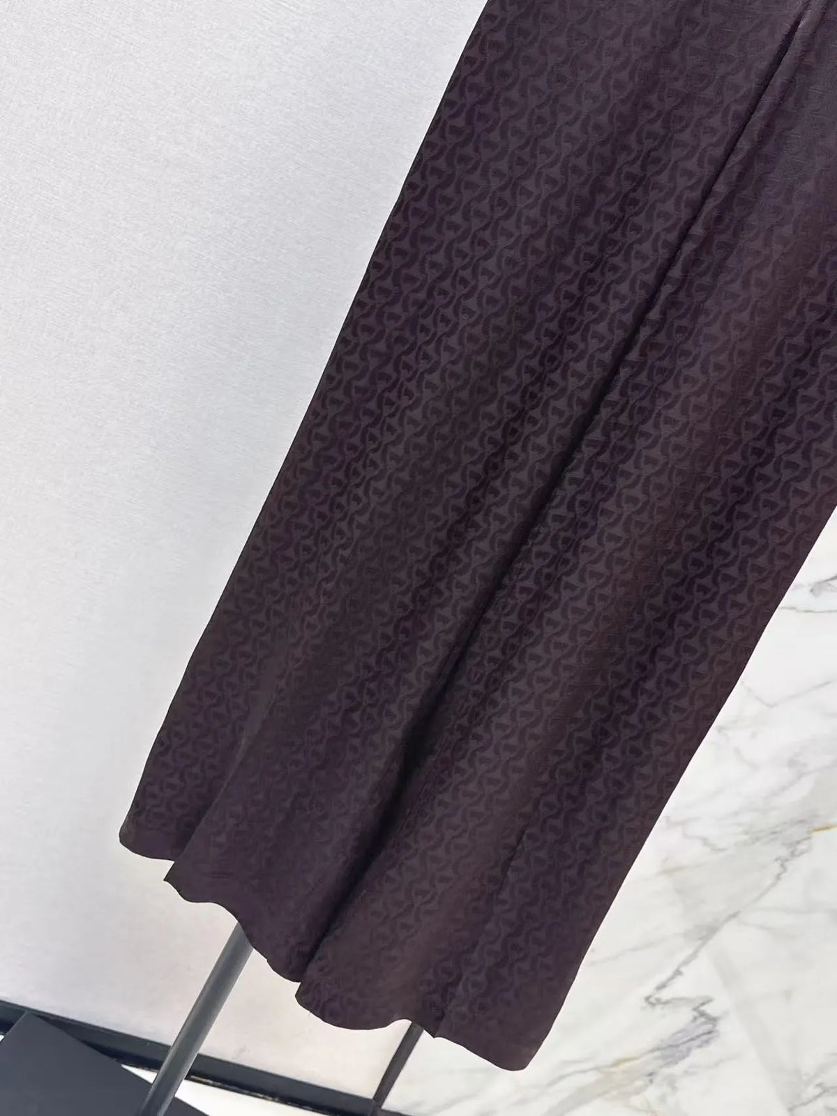 Retro Exclusive-Fabric Shirt and Palazzo Pants Set