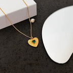 Vintage Heart Pendant Necklace