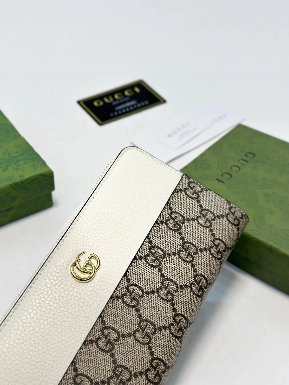Multi-Color Patterned Long Zip Wallet