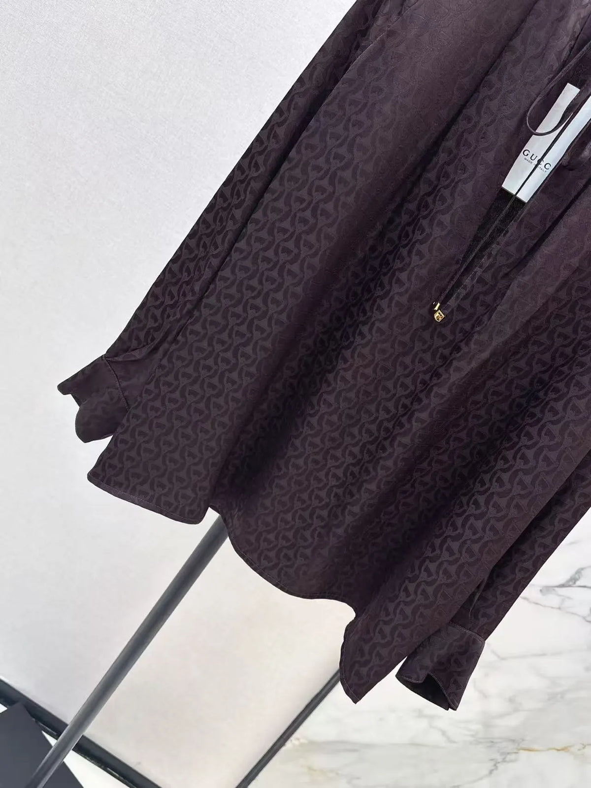 Retro Exclusive-Fabric Shirt and Palazzo Pants Set