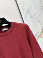 Slim Fit Long Sleeve Knit Top