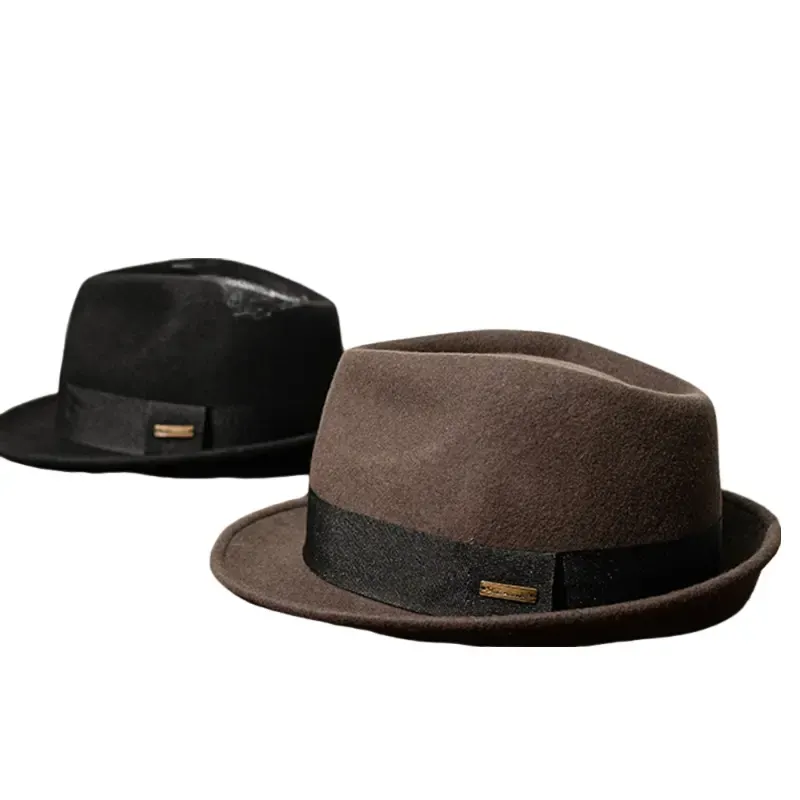 Floral Accent Fedora Hat