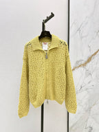 Chunky Mesh Knit Cardigan