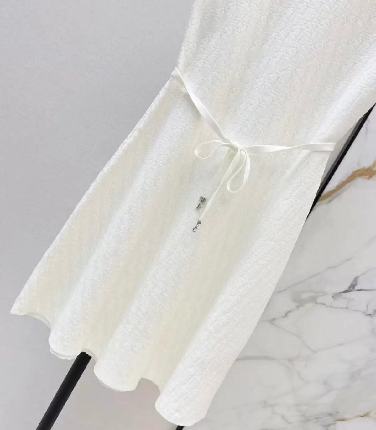 Classic Knit Waist-Cinching Dress