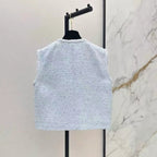 26SS Tweed Sleeveless Top
