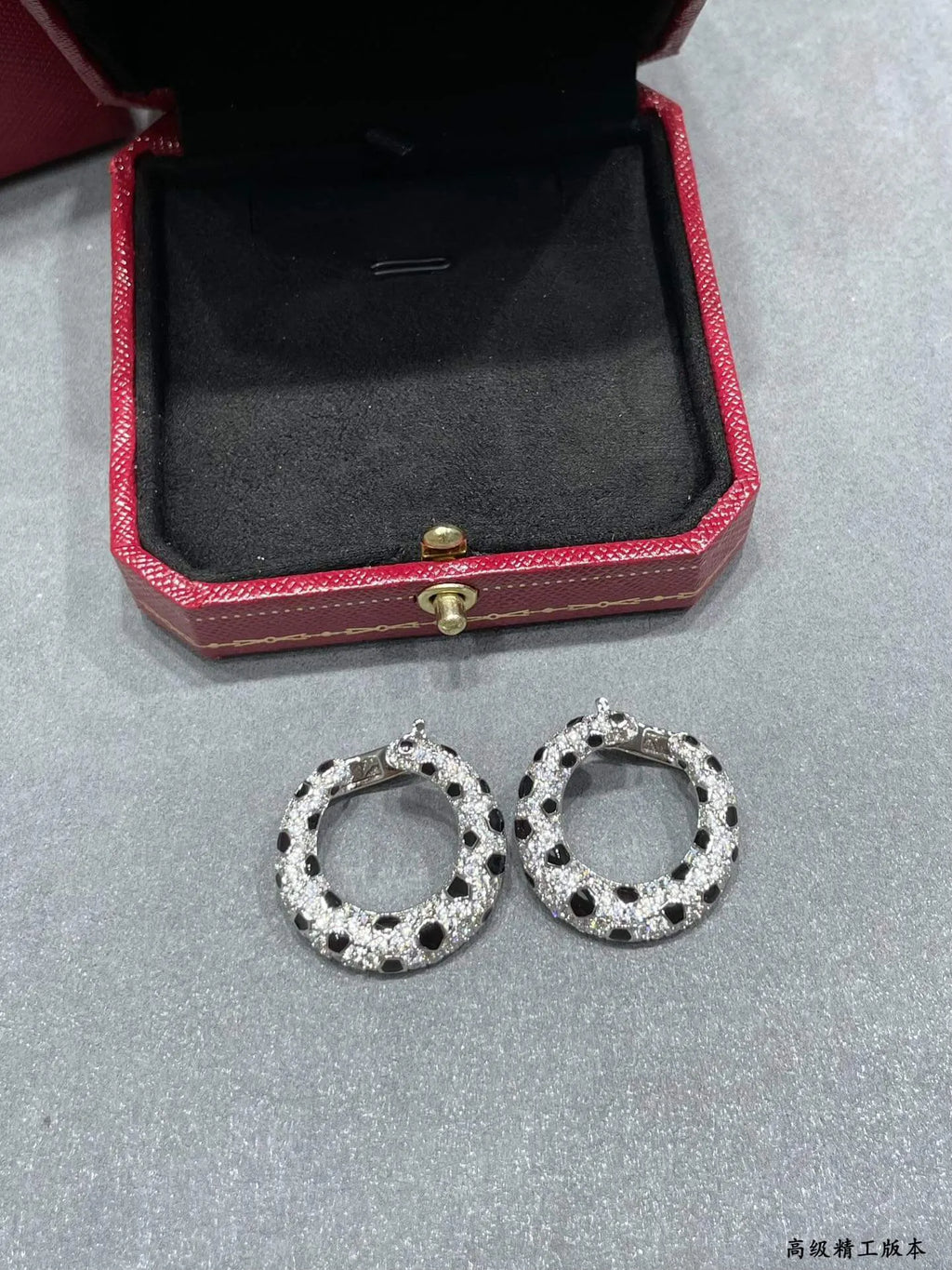Polka Dot Hoop Earrings