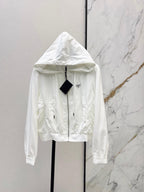 Triangle Hooded Cropped Jacket
