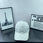 Checkered Webbing Fashion Baseball Cap