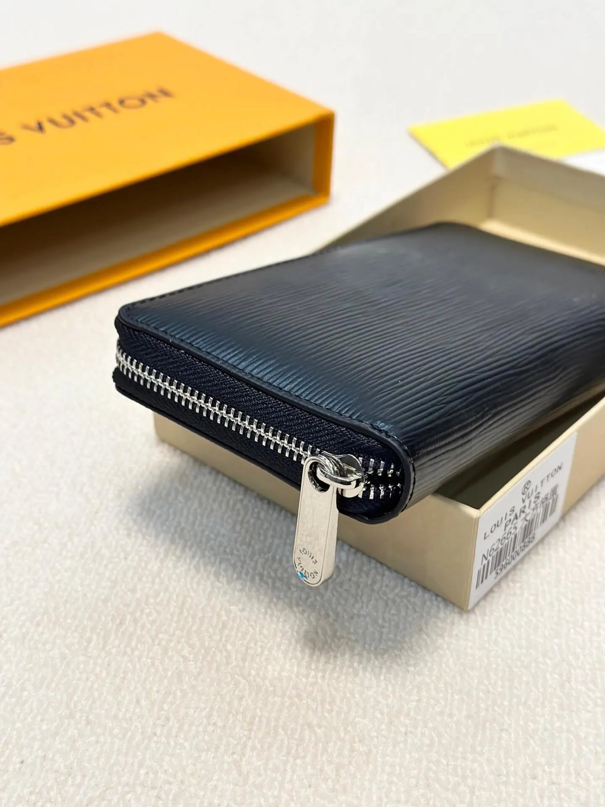 Epi Leather Zip-Around Long Wallet