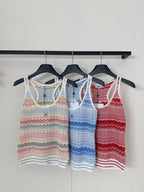 Wave Pattern Gradient Vest