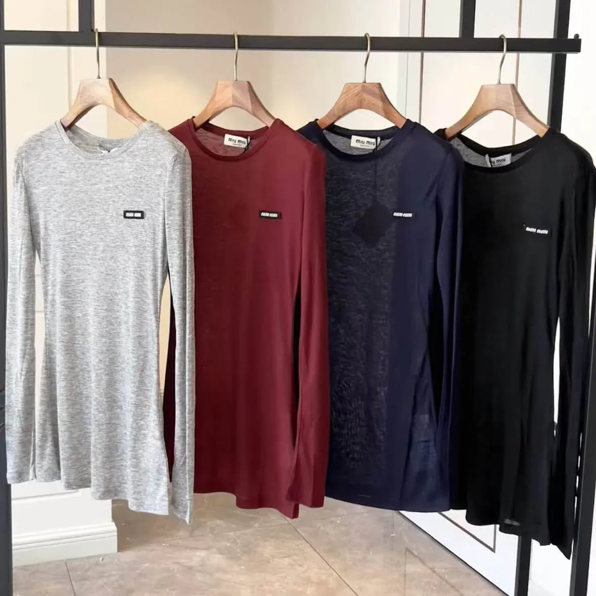 Classic Sheer Round Neck Sun Protection Long Sleeve Top