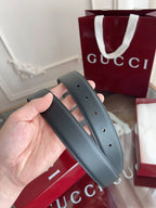 Minimalist Vintage Square-Buckle Belt
