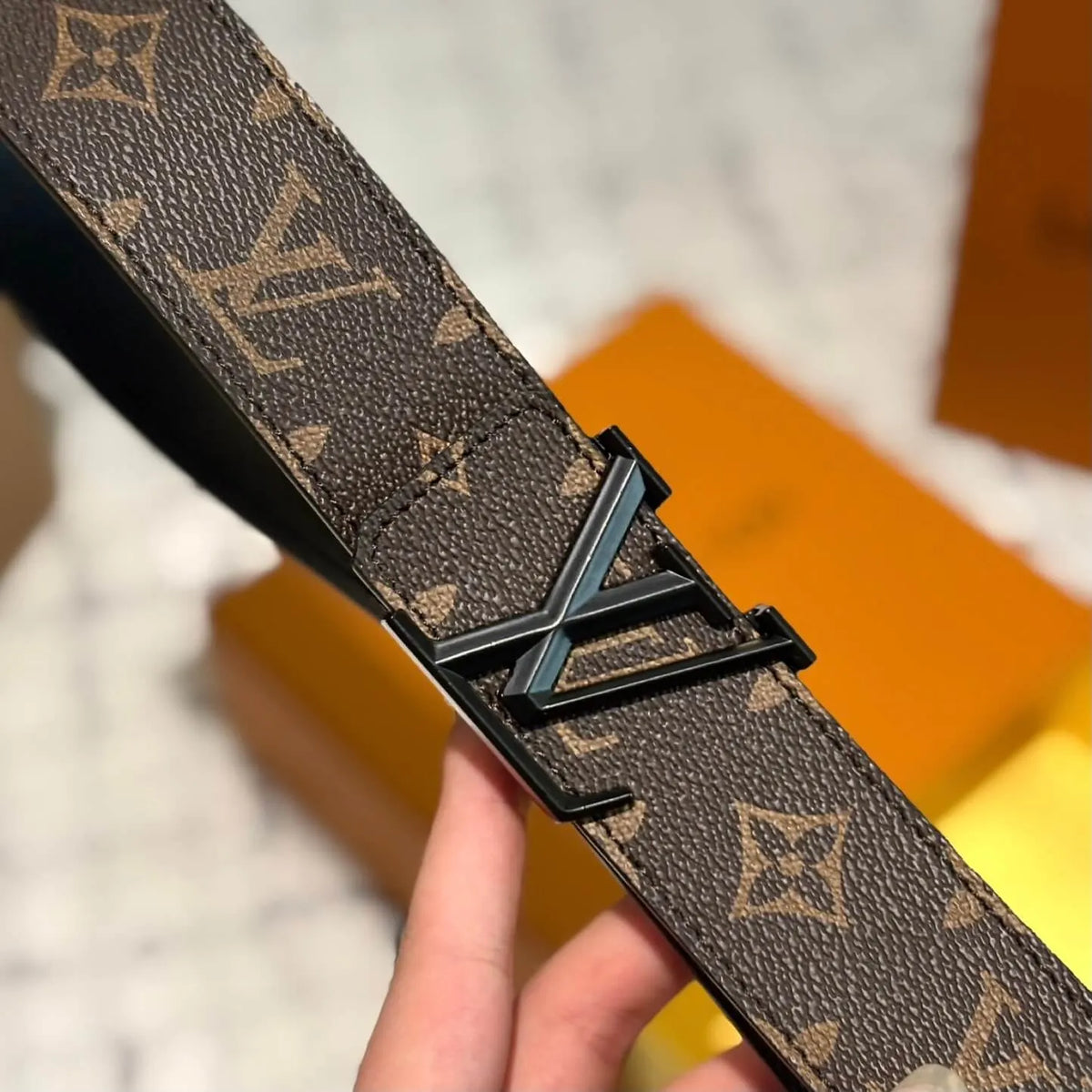 Classic Brown Presbyopia Leather Belt