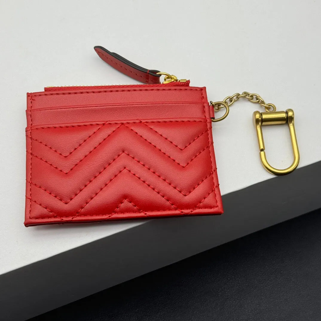 Quilted Portable Pouch Wallet