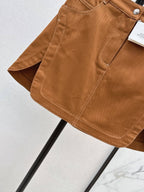 Slit Cargo Mini Skirt
