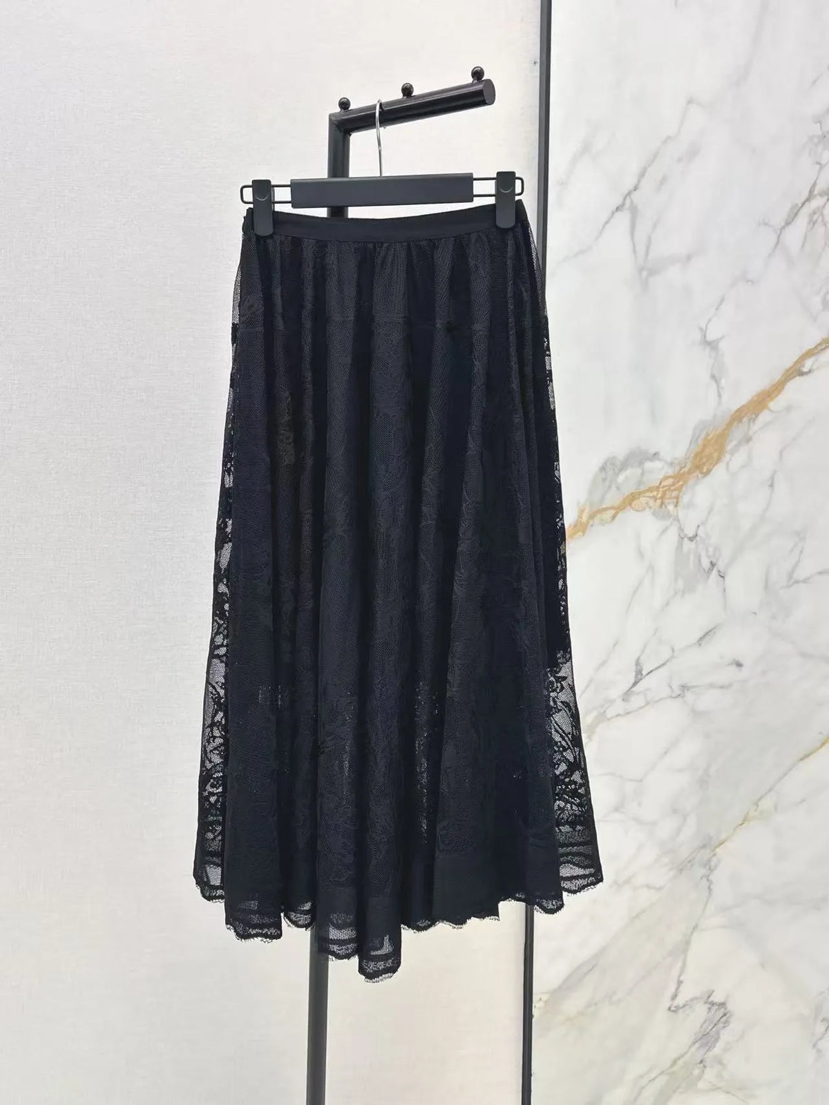 French Lace Long Skirt