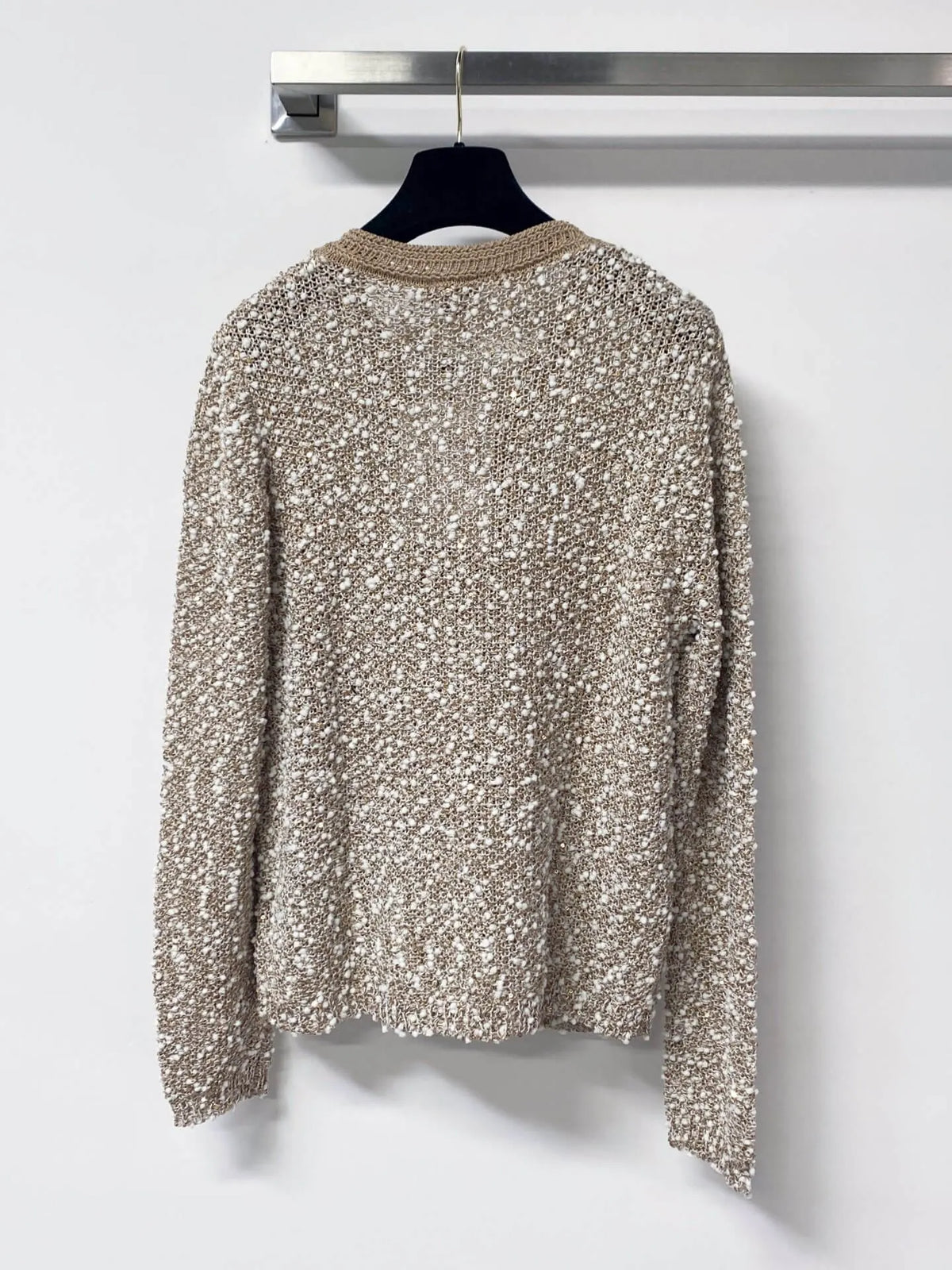 Shimmer Sequin Knit Sweater