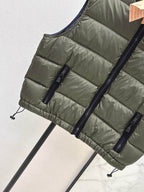 Stand Collar Quilted Vest