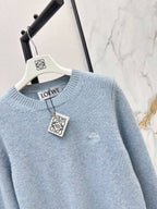 Crew Neck Embroidered Sweater