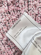 Pink Tweed Jacket Skirt Set