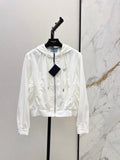 Triangle Hooded Cropped Jacket