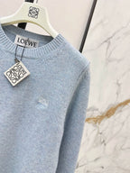 Crew Neck Embroidered Sweater