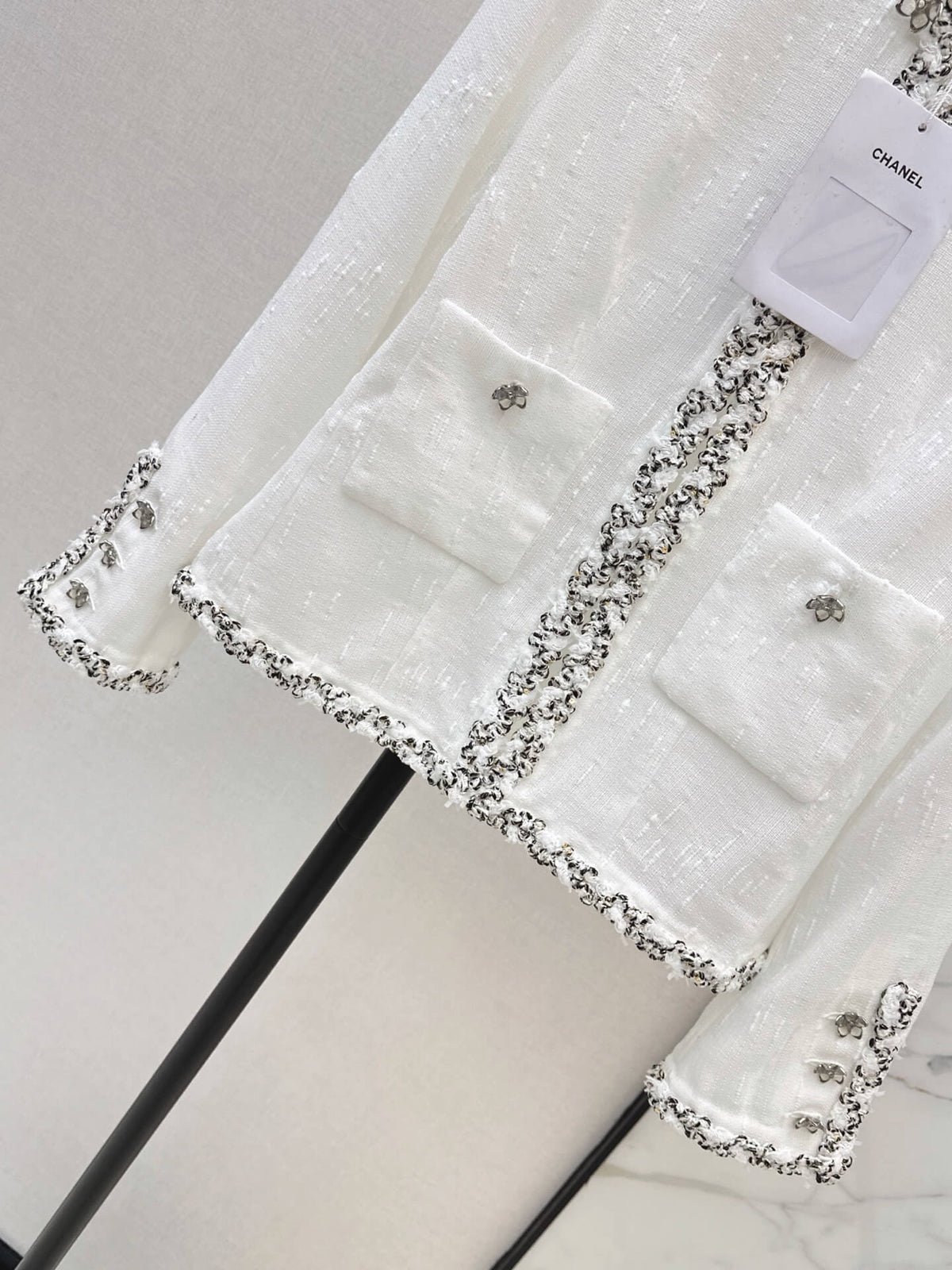 Fringe Trim Elegant Coat