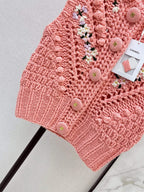 Chunky Knit Vest Cardigan