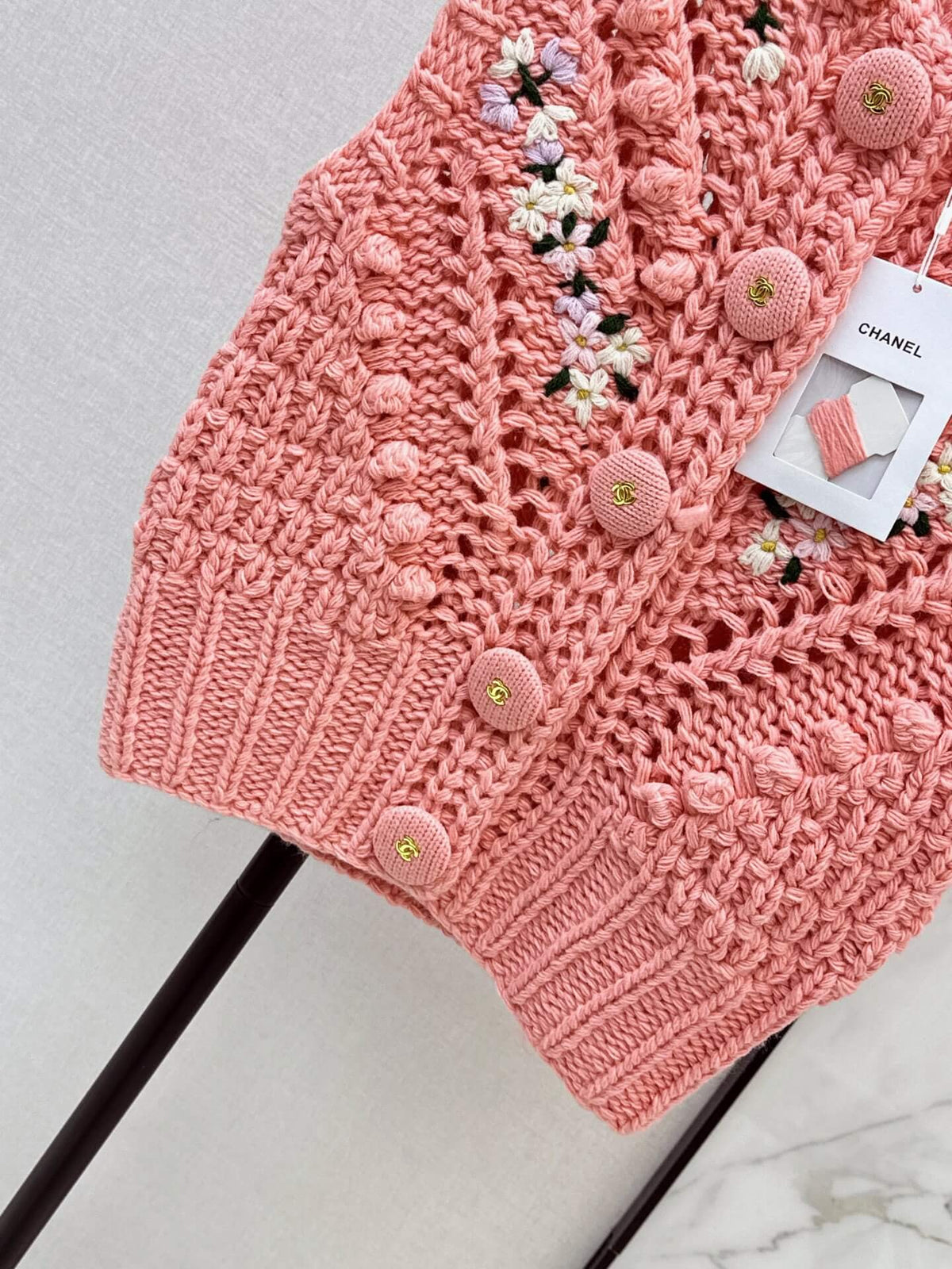 Chunky Knit Vest Cardigan