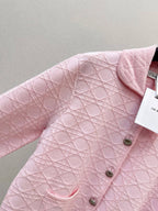 Lattice Button Knit Cardigan