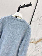 Crew Neck Embroidered Sweater