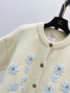 3D Embroidery Knit Cardigan