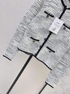 Contrast Trim Knit Cardigan