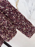 Marled Yarn Loose Fit Knit Sweater