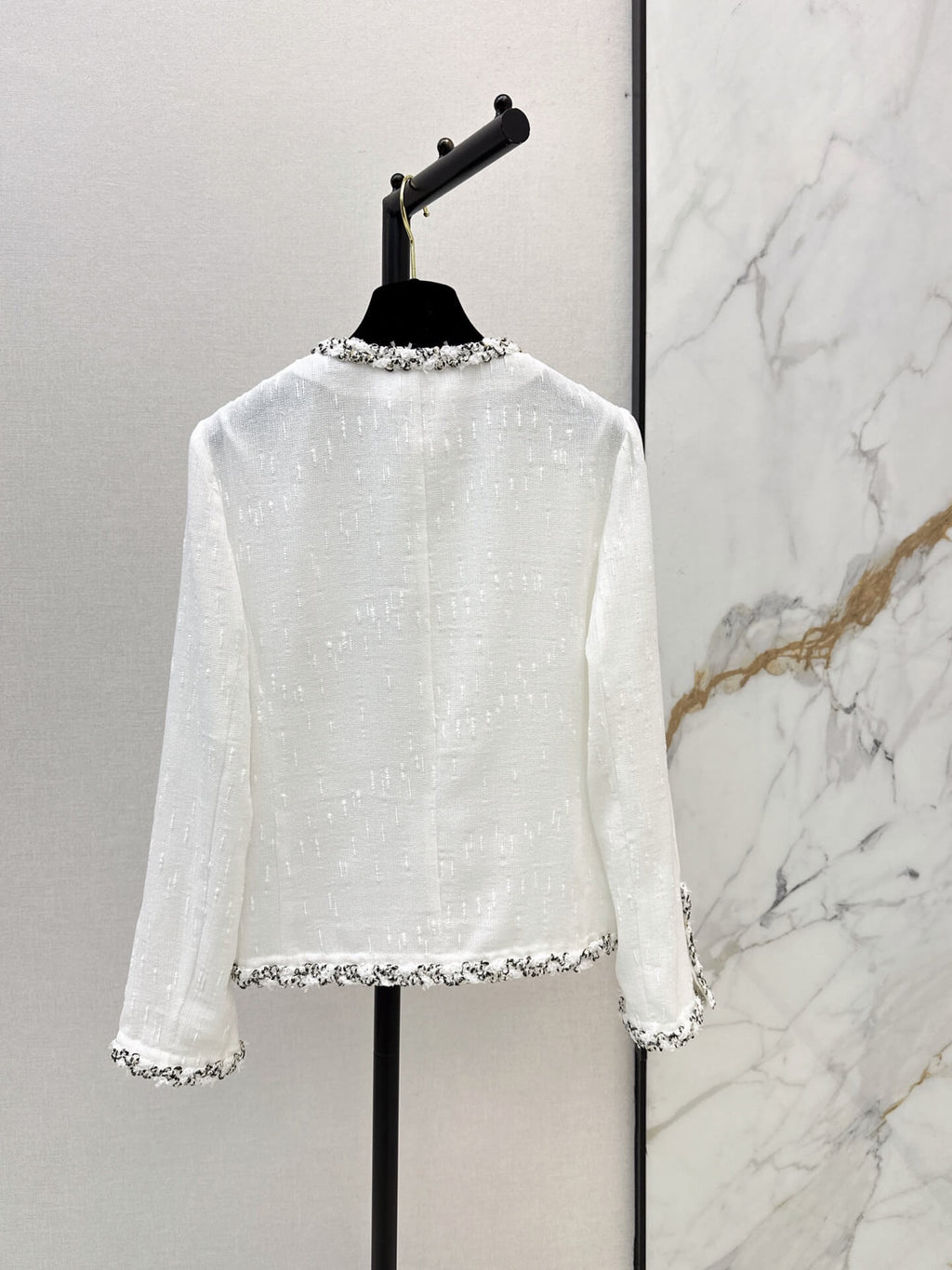 Fringe Trim Elegant Coat