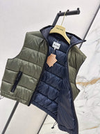 Stand Collar Quilted Vest