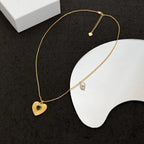 Vintage Heart Pendant Necklace