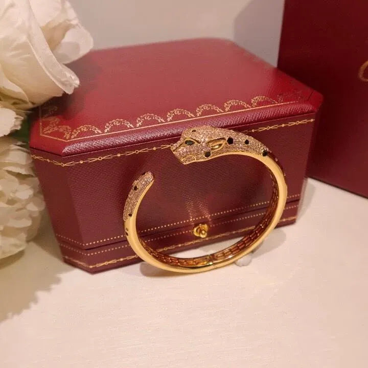 Vintage Fierce Panther Bracelet