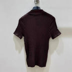 Slim-Fit Stretch Knit Short Sleeve