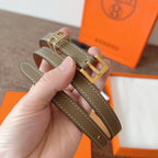 Classic Minimalist Collection Letter Buckle Ultra-Slim Belt